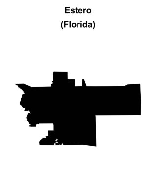 Estero (Florida) boş ana hat haritası