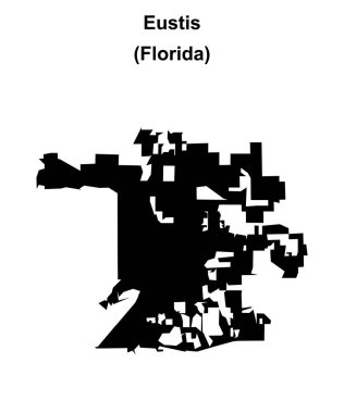 Eustis (Florida) boş ana hat haritası