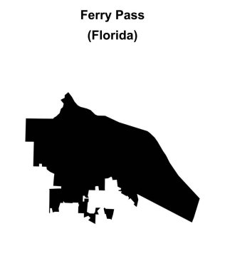 Feribot Geçidi (Florida) boş ana hat haritası