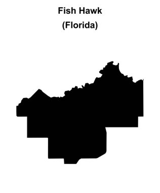 Fish Hawk (Florida) boş ana hat haritası