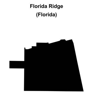 Florida Sırtı (Florida) boş ana hat haritası