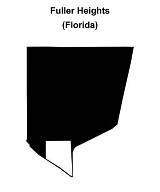 Fuller Heights (Florida) boş ana hat haritası