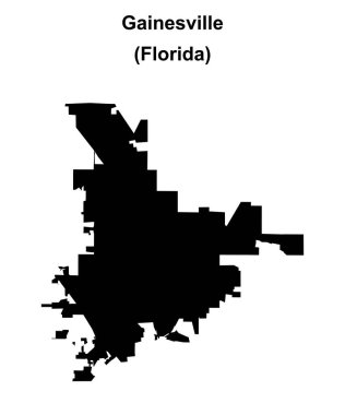 Gainesville (Florida) boş ana hat haritası