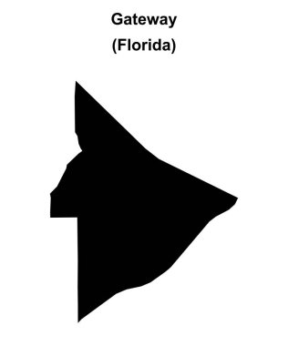 Ağ Geçidi (Florida) boş ana hat haritası