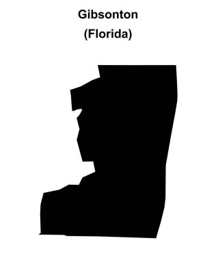 Gibsonton (Florida) boş ana hat haritası