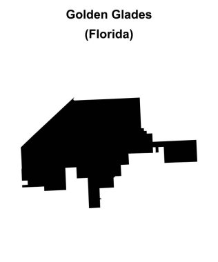 Golden Glades (Florida) boş ana hat haritası