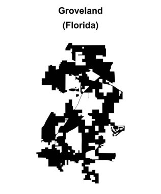 Grothe (Florida) boş ana hat haritası