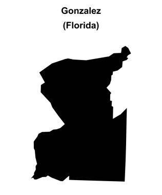 Gonzalez (Florida) boş ana hat haritası