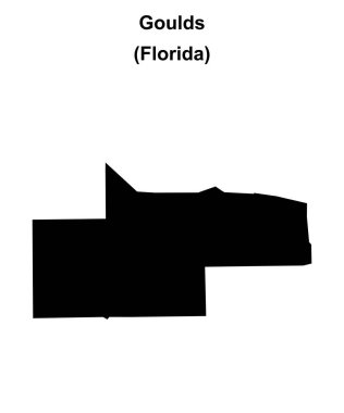 Goulds (Florida) boş ana hat haritası