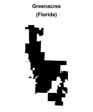 Yeşil dönümler (Florida) boş ana hat haritası