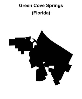 Green Cove Springs (Florida) boş ana hat haritası