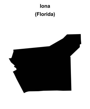 Iona (Florida) boş ana hat haritası