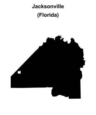 Jacksonville (Florida) boş ana hat haritası