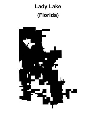 Lady Lake (Florida) boş ana hat haritası