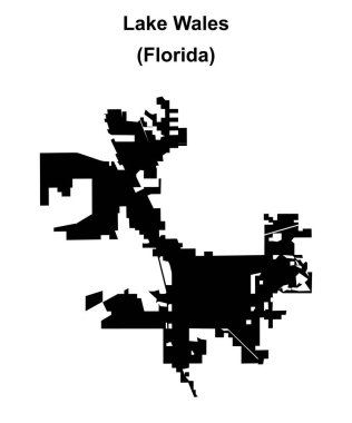 Galler Gölü (Florida) boş ana hat haritası