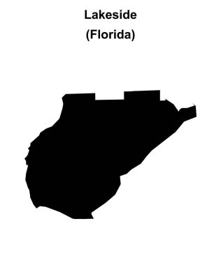 Lakeside (Florida) boş ana hat haritası
