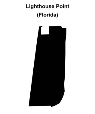 Deniz feneri noktası (Florida) boş ana hat haritası