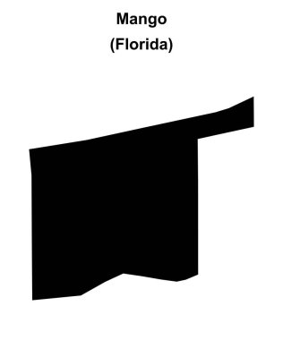 Mango (Florida) boş ana hat haritası