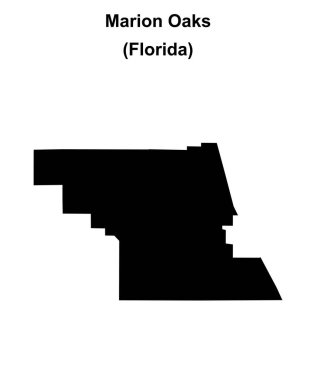 Marion Oaks (Florida) boş ana hat haritası