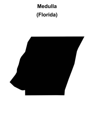 Medulla (Florida) boş ana hat haritası