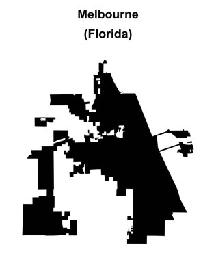 Melbourne (Florida) boş ana hat haritası