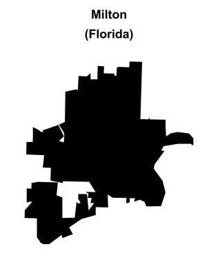Milton (Florida) boş ana hat haritası