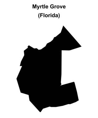 Myrtle Grove (Florida) boş ana hat haritası