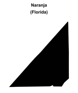 Naranja (Florida) boş ana hat haritası