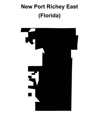 Yeni Port Richey Doğu (Florida) boş ana hat haritası