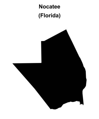 Nocatee (Florida) boş ana hat haritası