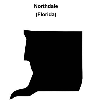 Northdale (Florida) boş ana hat haritası