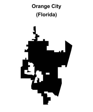Orange City (Florida) boş ana hat haritası