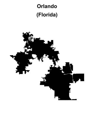 Orlando (Florida) boş ana hat haritası