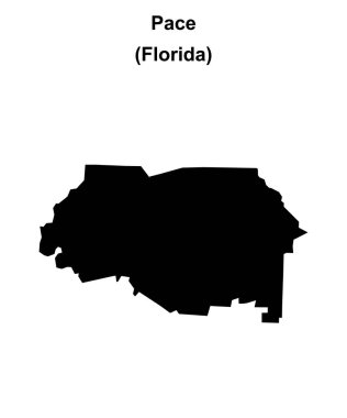 Pace (Florida) boş ana hat haritası