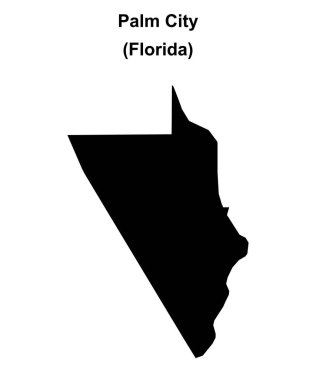 Palm City (Florida) boş ana hat haritası