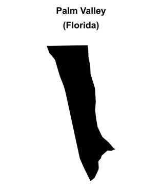Palm Valley (Florida) boş ana hat haritası