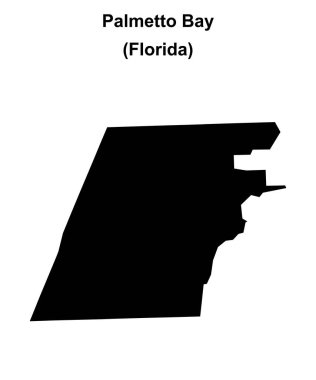 Palmetto Körfezi (Florida) boş ana hat haritası
