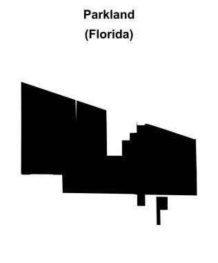 Parkland (Florida) boş ana hat haritası