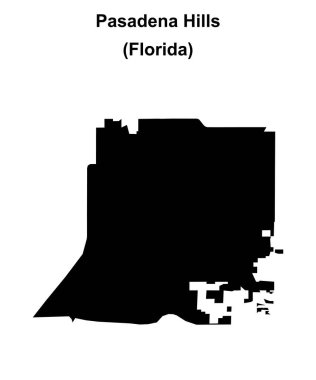 Pasadena Hills (Florida) boş ana hat haritası