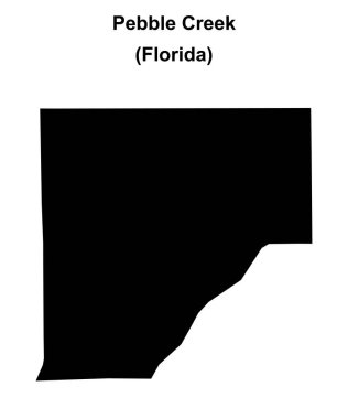 Pebble Creek (Florida) boş ana hat haritası