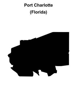 Port Charlotte (Florida) boş ana hat haritası