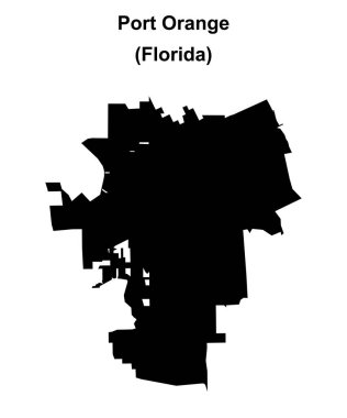 Port Orange (Florida) boş ana hat haritası