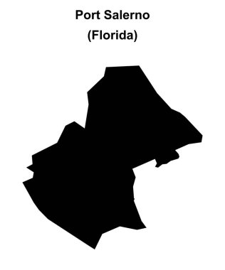 Port Salerno (Florida) boş ana hat haritası