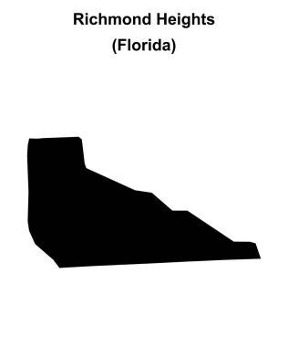 Richmond Heights (Florida) boş ana hat haritası