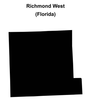Richmond West (Florida) boş ana hat haritası