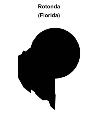 Rotonda (Florida) boş ana hat haritası