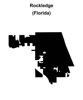 Rockledge (Florida) boş ana hat haritası