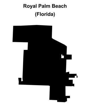 Royal Palm Beach (Florida) boş ana hat haritası