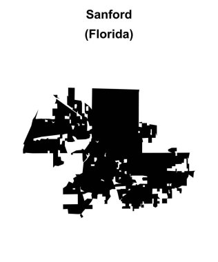 Sanford (Florida) boş ana hat haritası