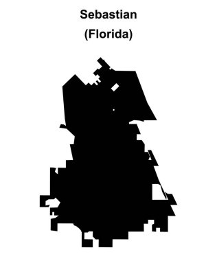 Sebastian (Florida) boş ana hat haritası